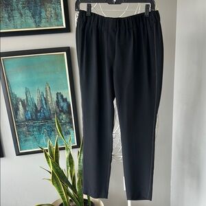 Brunello Cucinelli Silk Blend Pants with Beaded Trim Sz 6